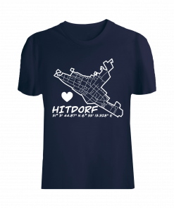 Hitdorf Koordinaten und Straßennetz S-XXL