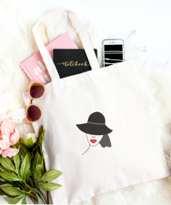 Stickdatei Frau mit Hut - großes Set